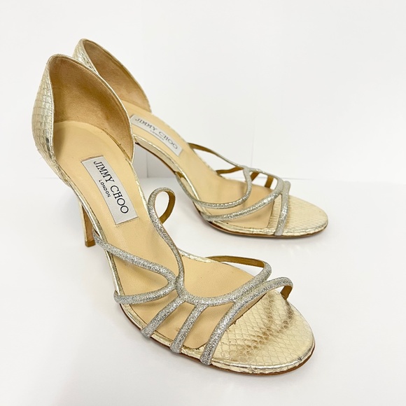 Jimmy Choo Shoes - Jimmy Choo Straits D’Orsay Gold Heels